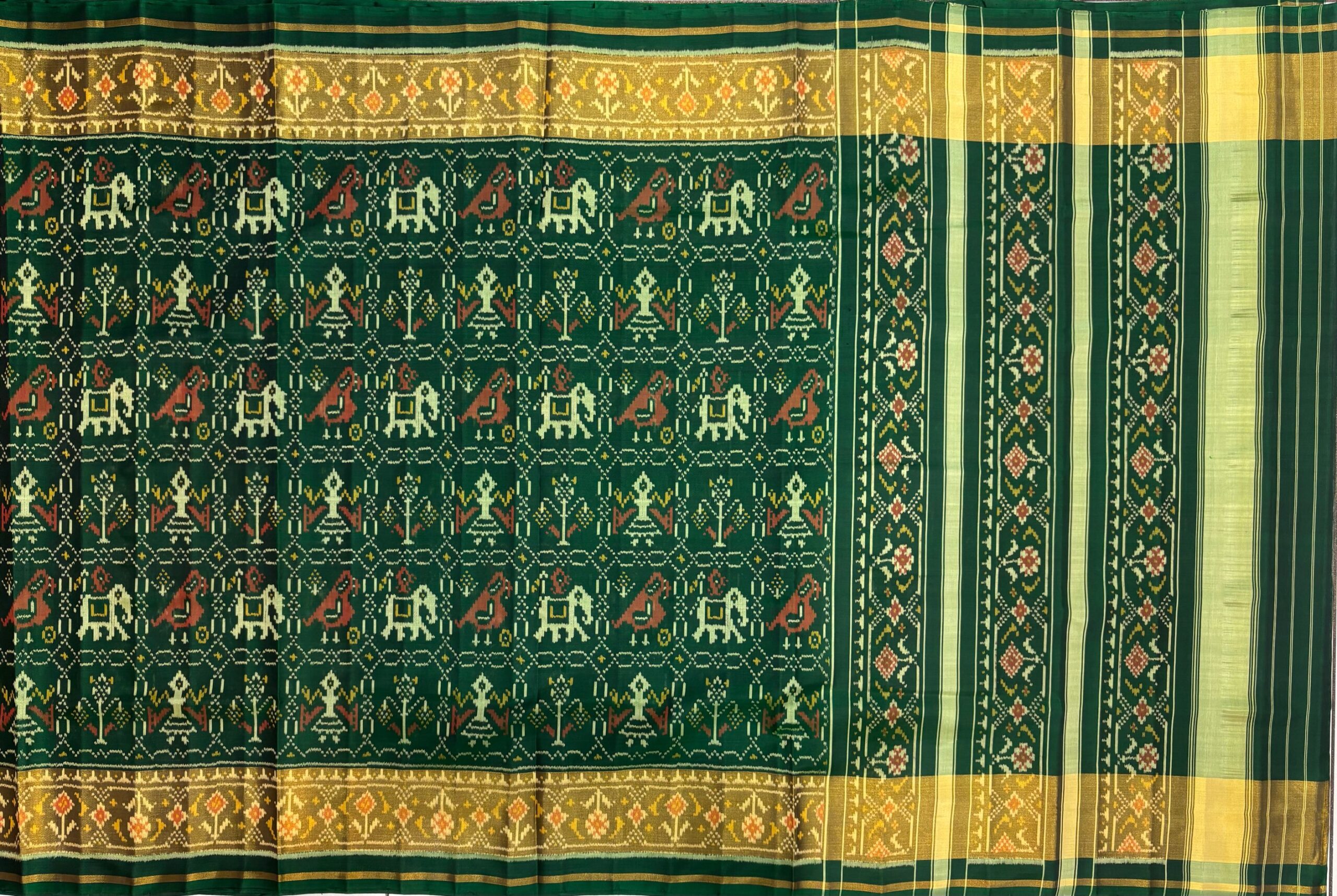 Narikunj Sankdi Design Patola Saree - Image 6